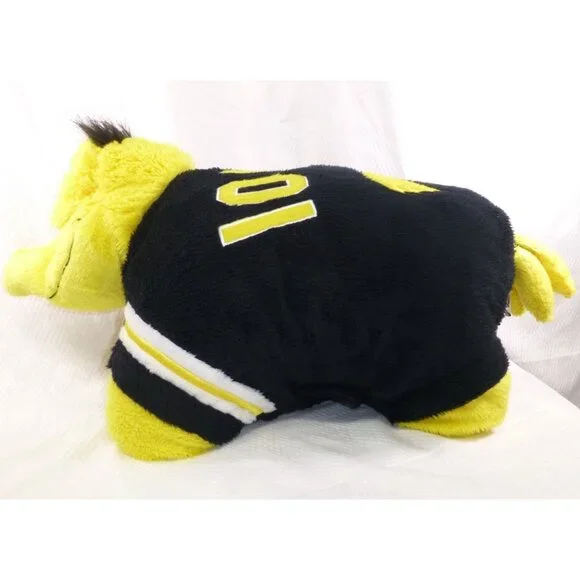 Iowa Hawkeyes Black & Yellow Pillow Pets Plush Toy Pillow 18" Surface Washable - Picture 3 of 12